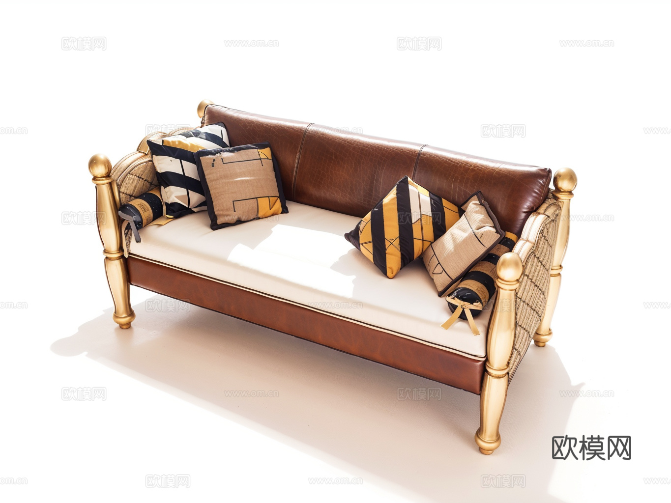 多人沙发su模型
