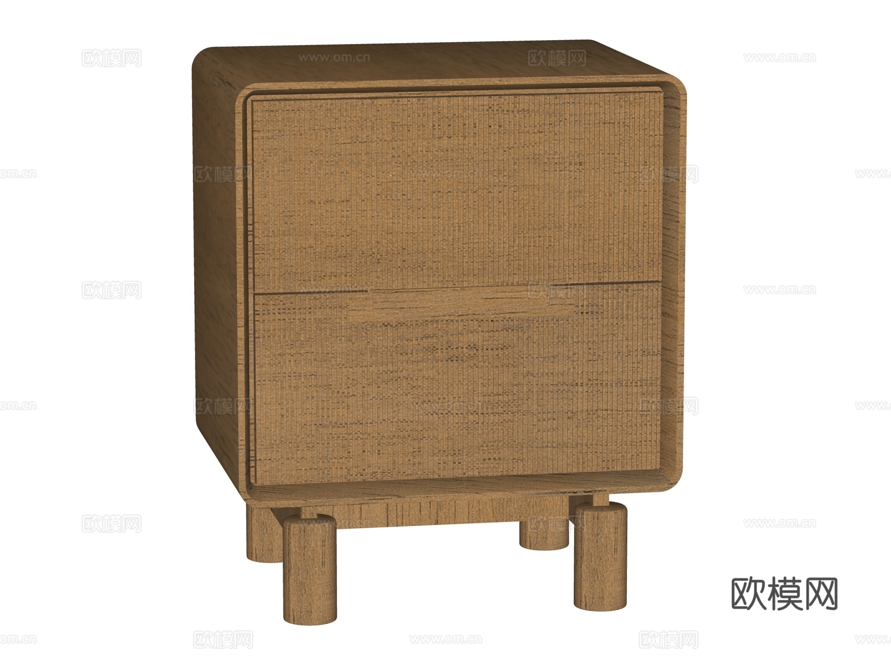中古床头柜装饰柜角几边几su模型