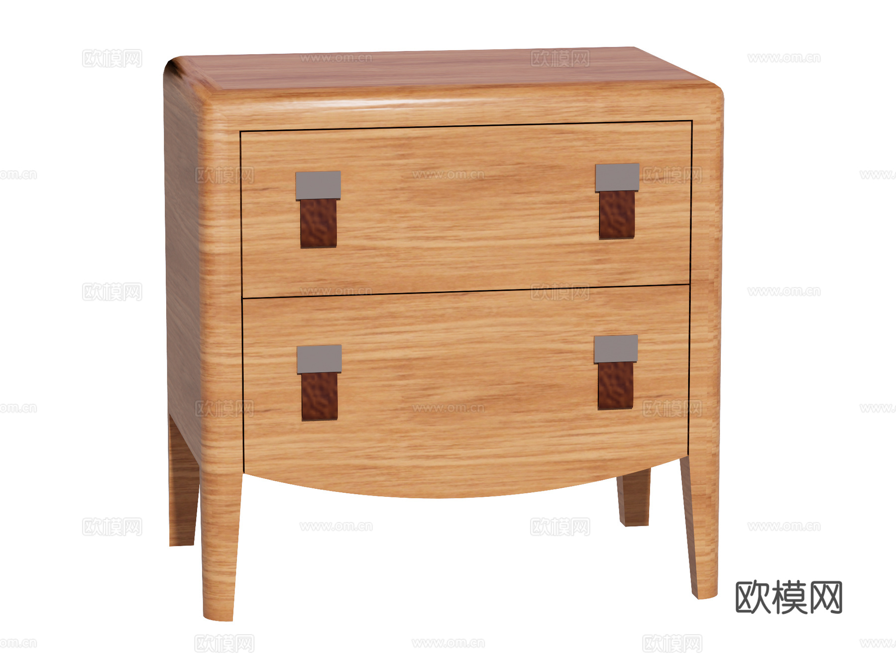 现代床头柜装饰柜角几边几su模型