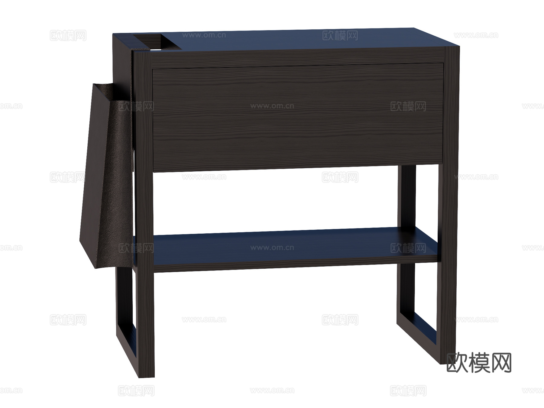 现代床头柜装饰柜角几边几su模型