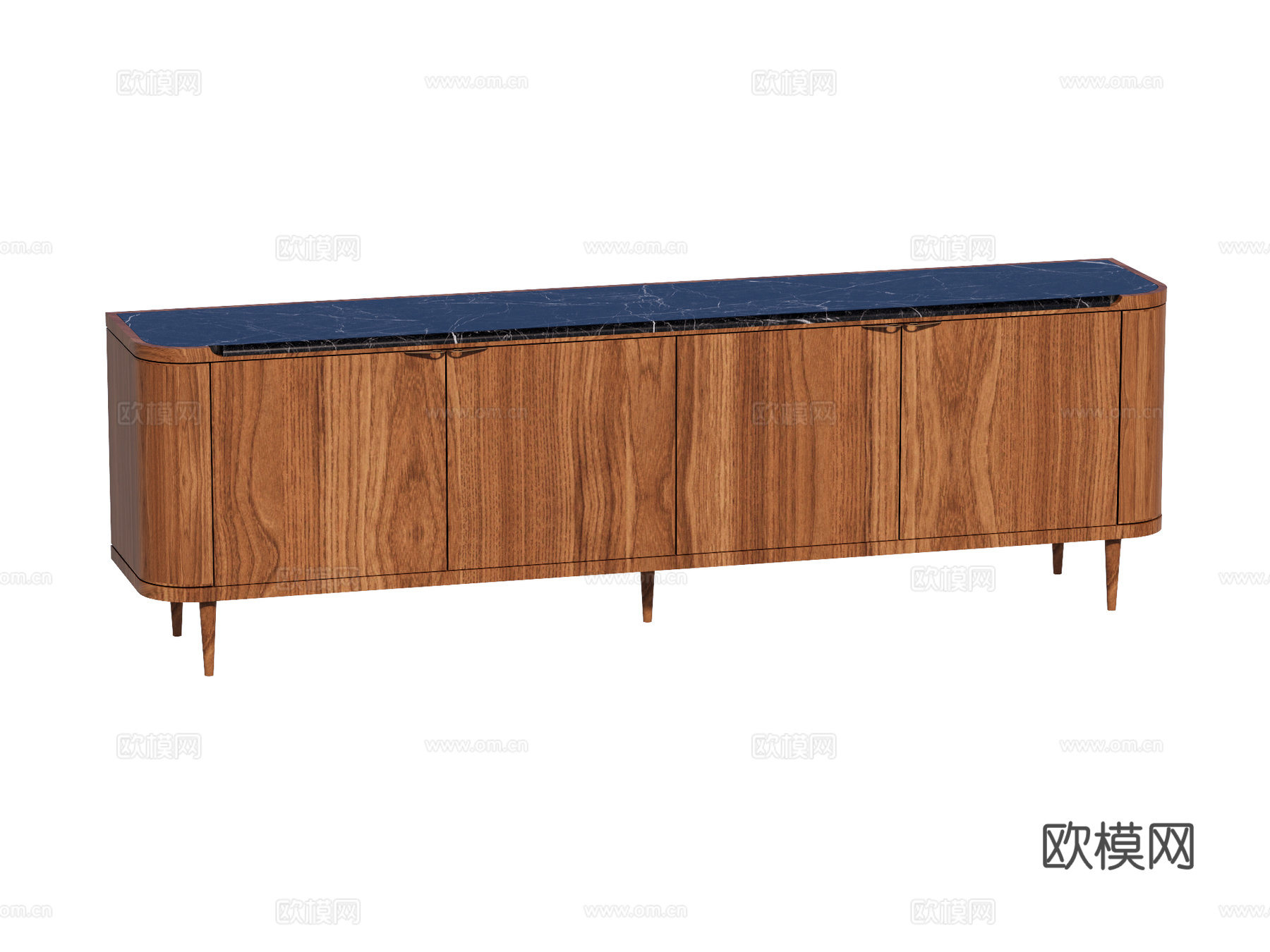 中古电视柜装饰柜su模型