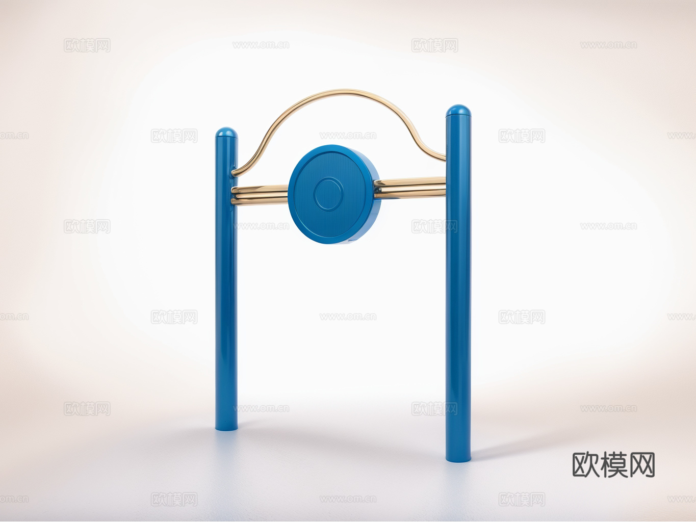 健身器材su模型