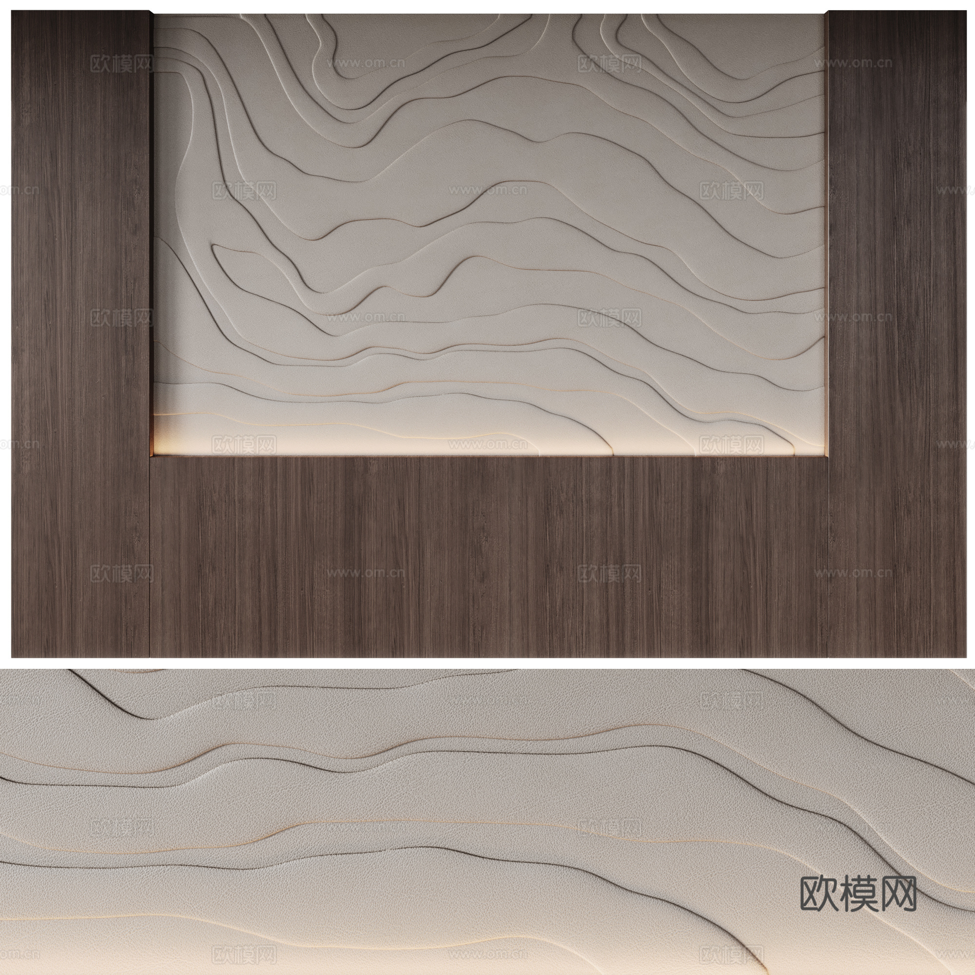 皮雕造型背景墙 装饰背景墙 造型墙su模型