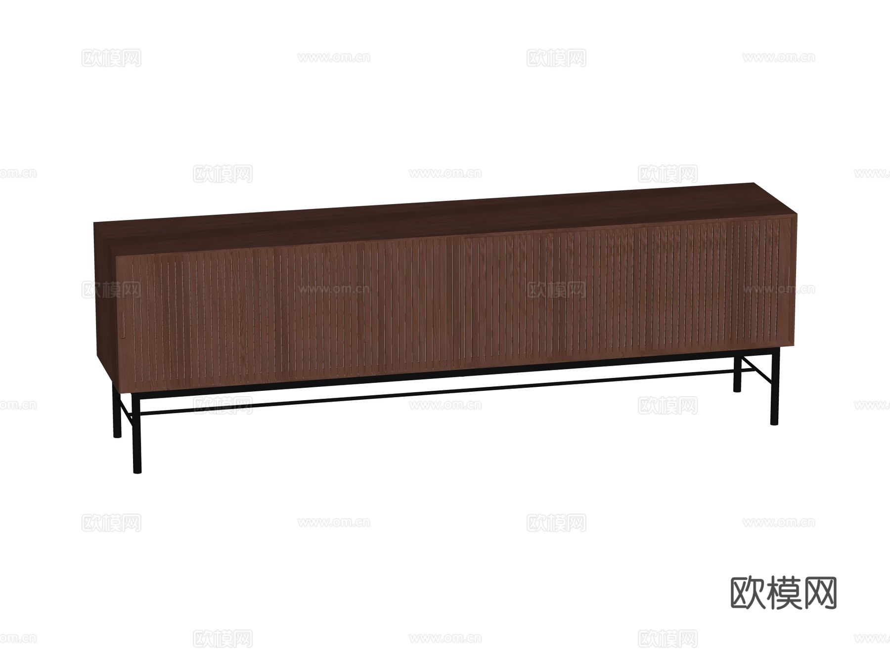 现代电视柜装饰柜su模型