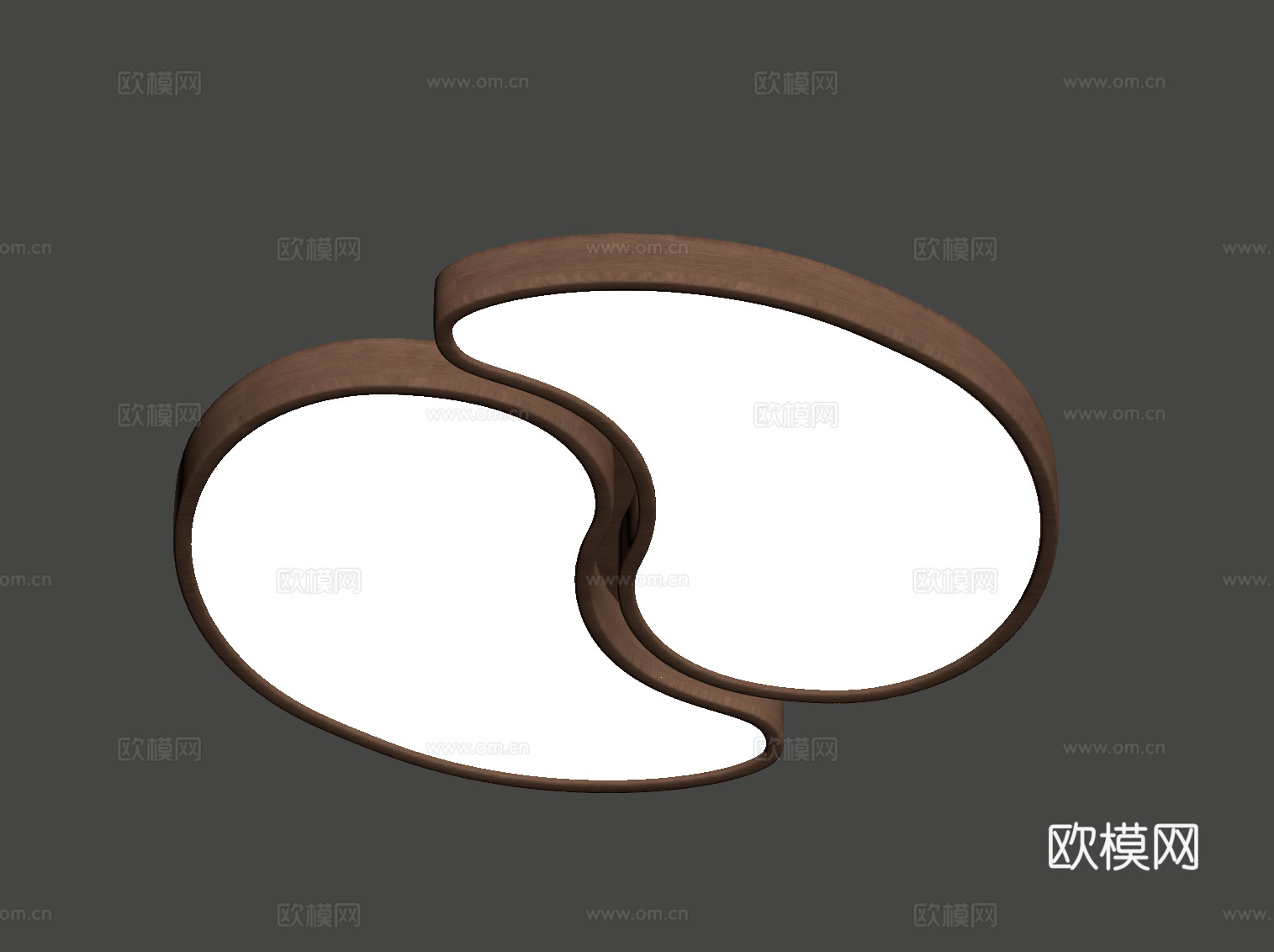 现代吸顶灯su模型