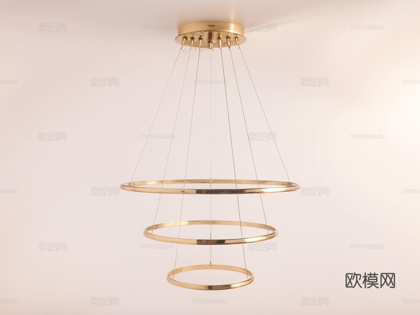 吊灯su模型下载（渲染图1）