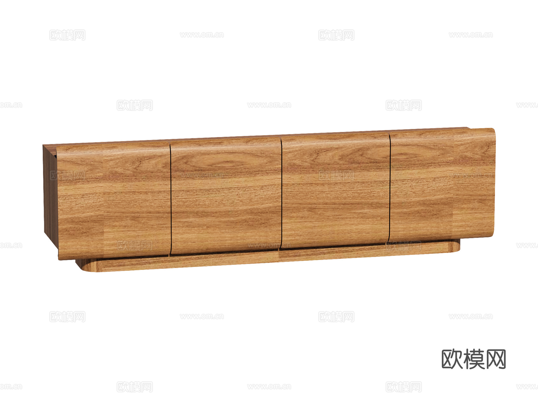 现代电视柜装饰柜su模型