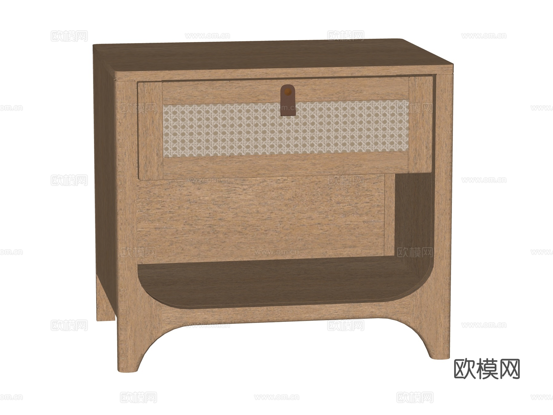 现代床头柜装饰柜角几边几su模型
