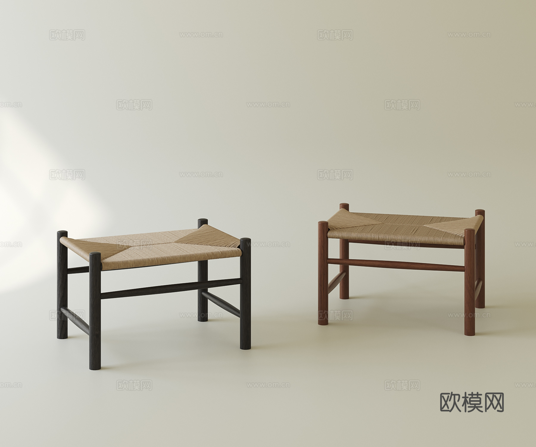 法式中古矮凳 沙发凳su模型su模型