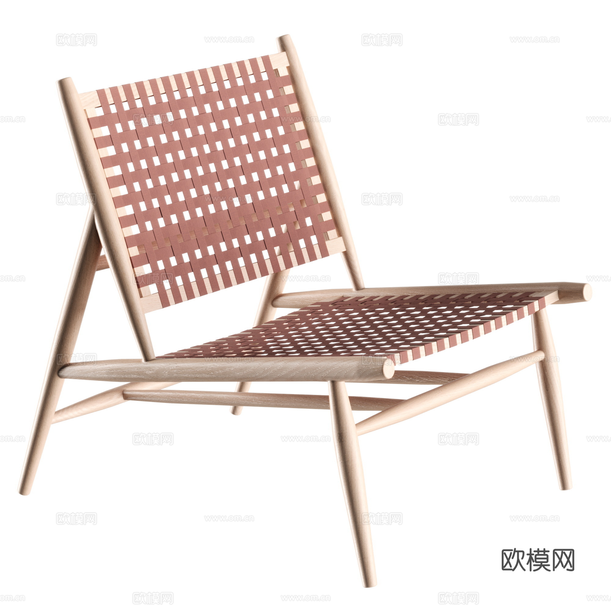 现代藤编椅 户外休闲椅 户外椅 编织休闲椅 躺椅su模型