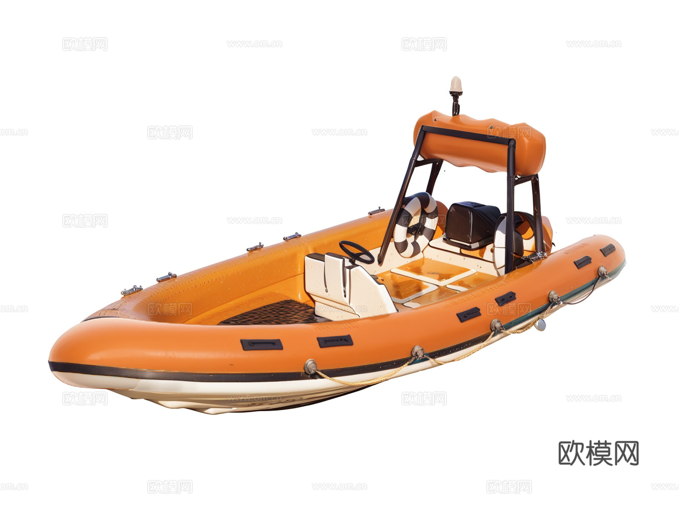 救生快艇su模型