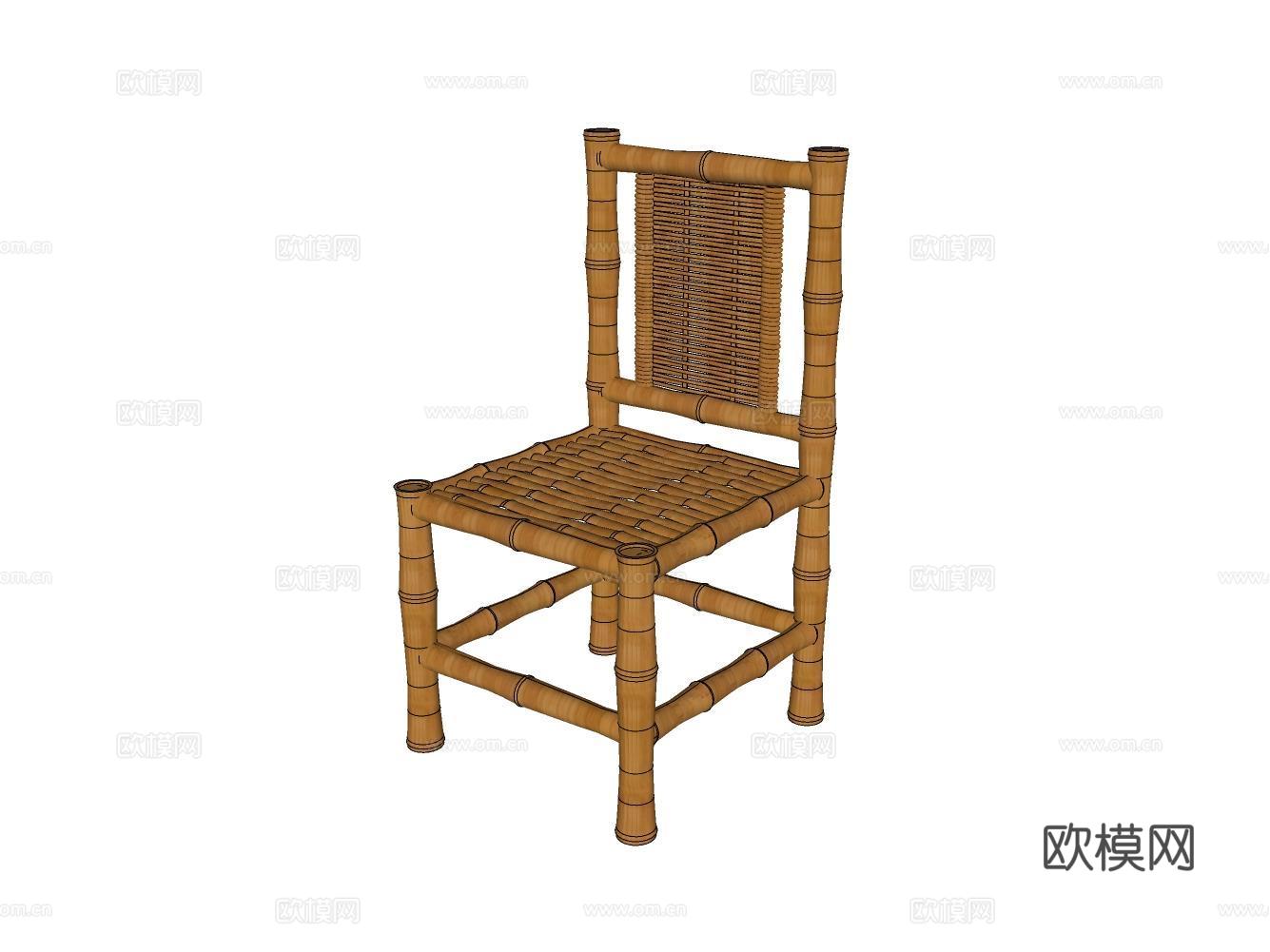 休闲椅su模型