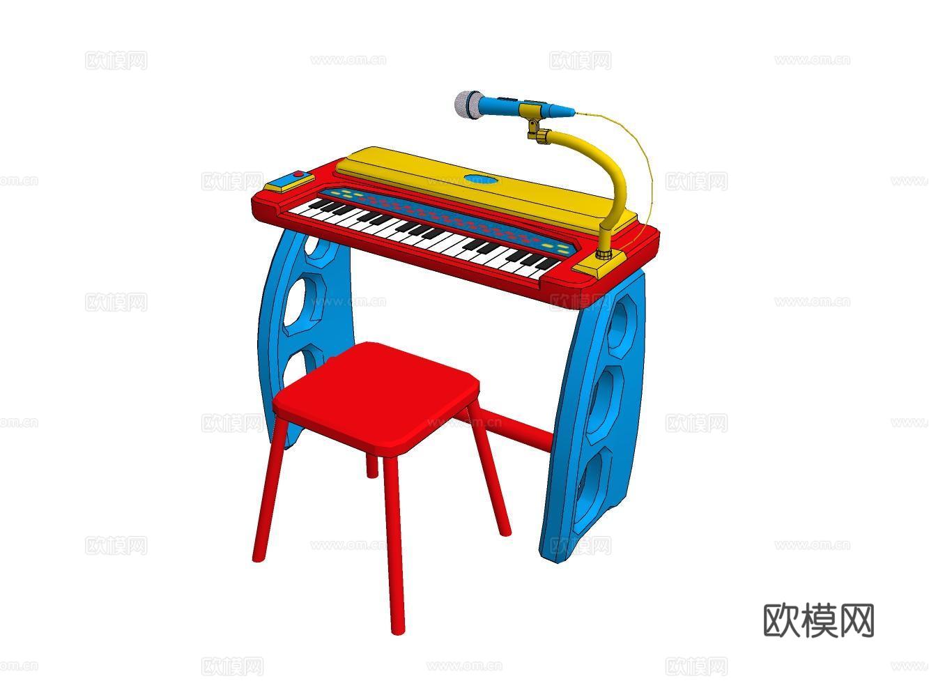 钢琴su模型