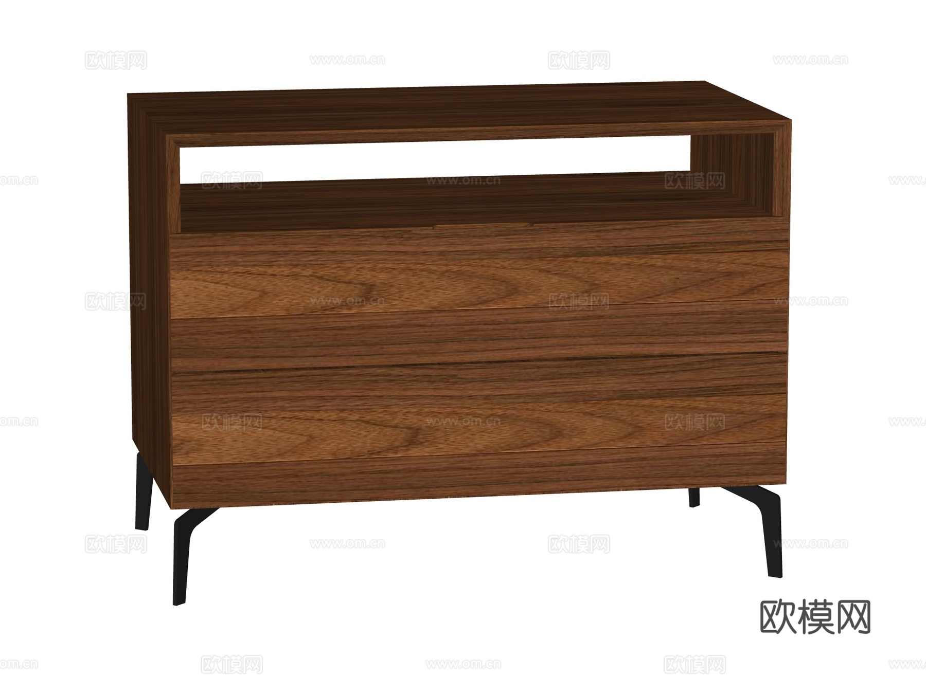 中古床头柜装饰柜角几边几su模型