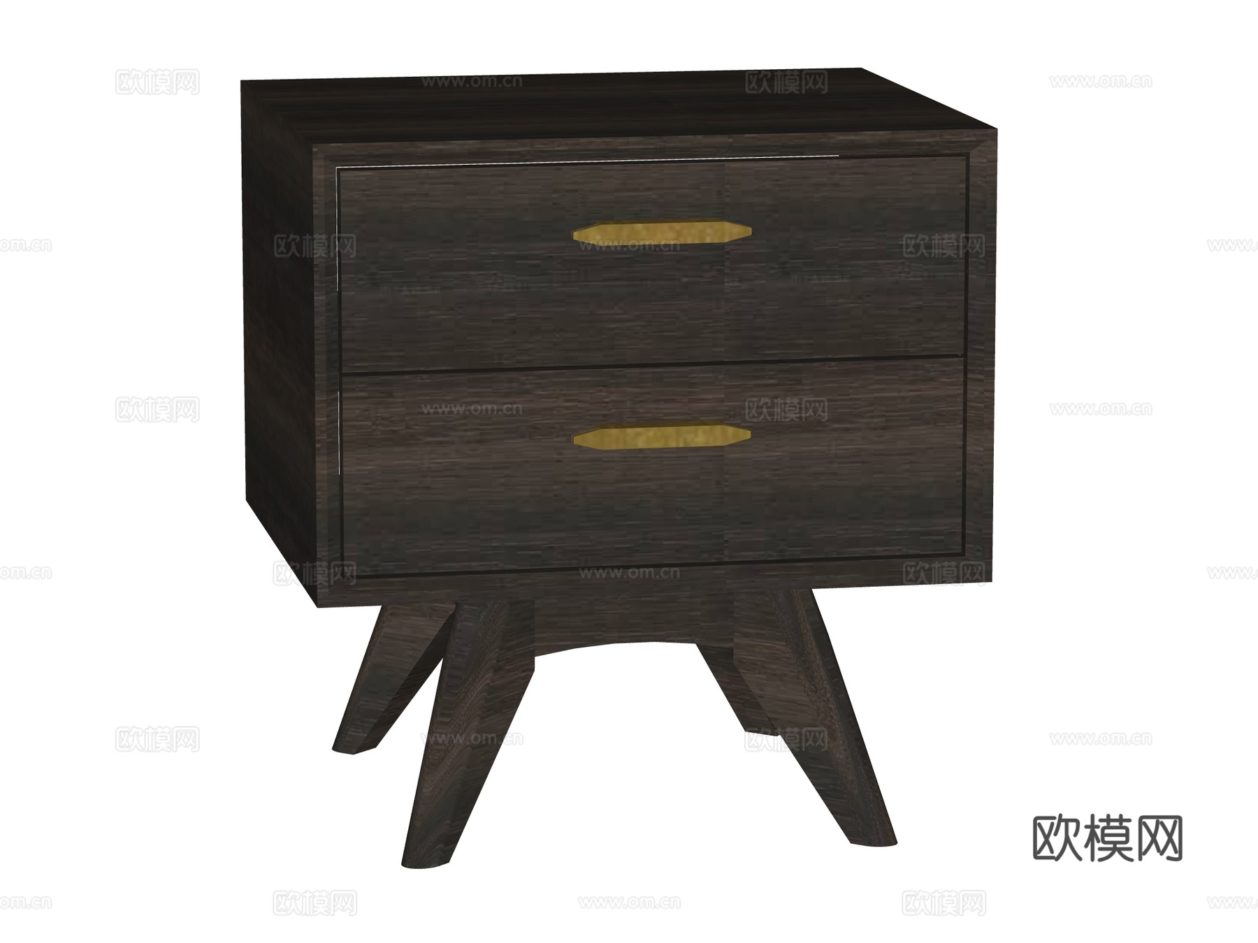 中古床头柜装饰柜角几边几su模型