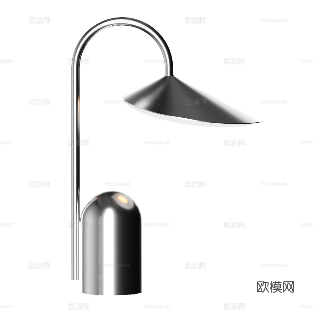 Arum Portable Lamp现代台灯 金属台灯 包豪su模型