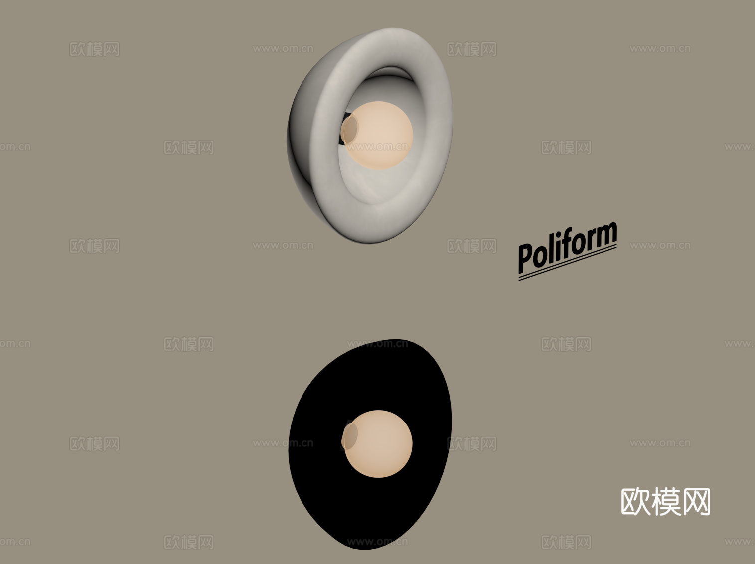 现代壁灯 装饰壁灯su模型