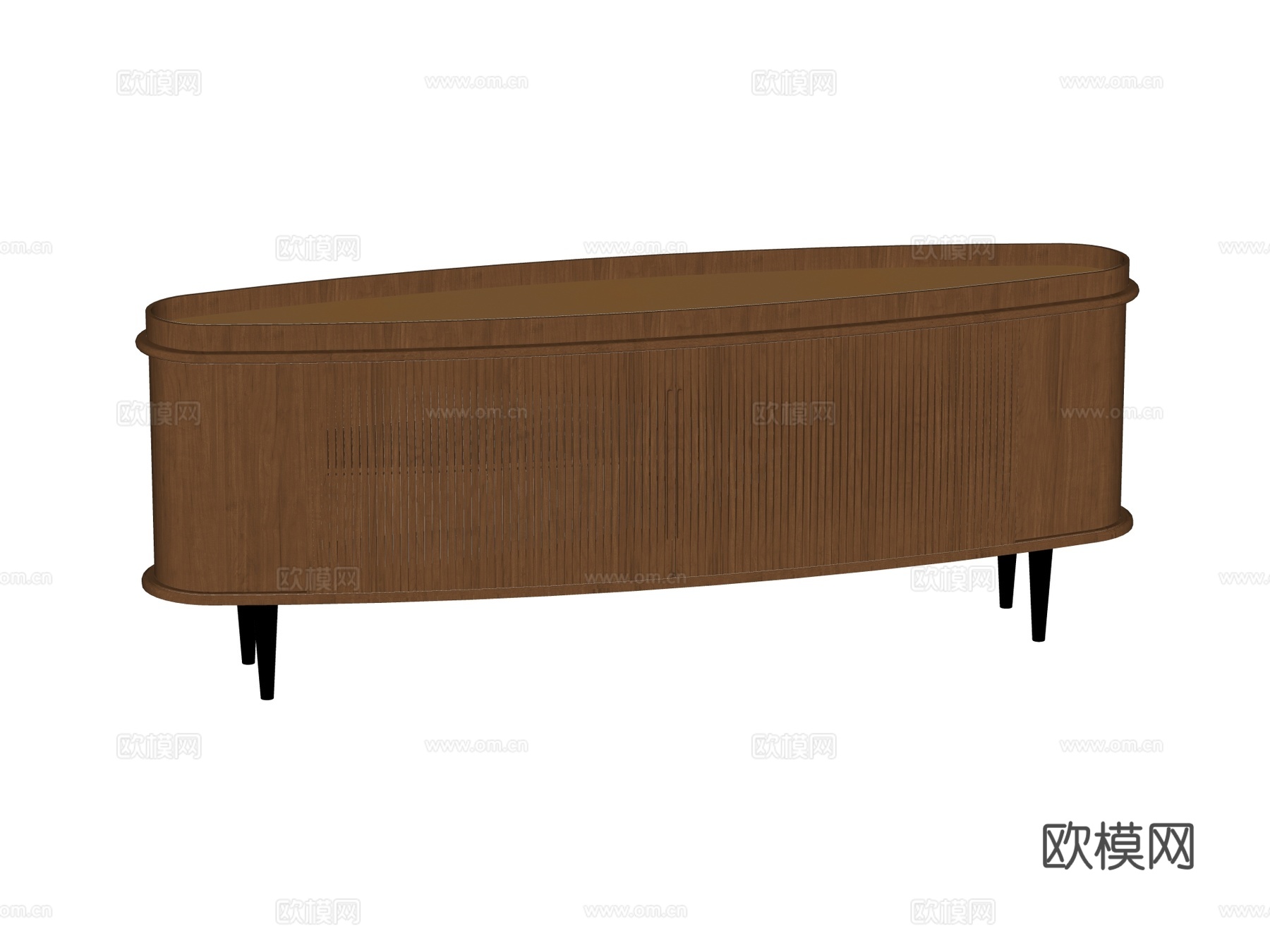 中古电视柜装饰柜su模型