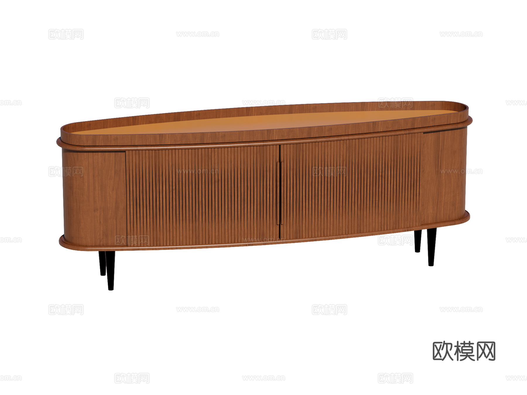 中古电视柜装饰柜su模型