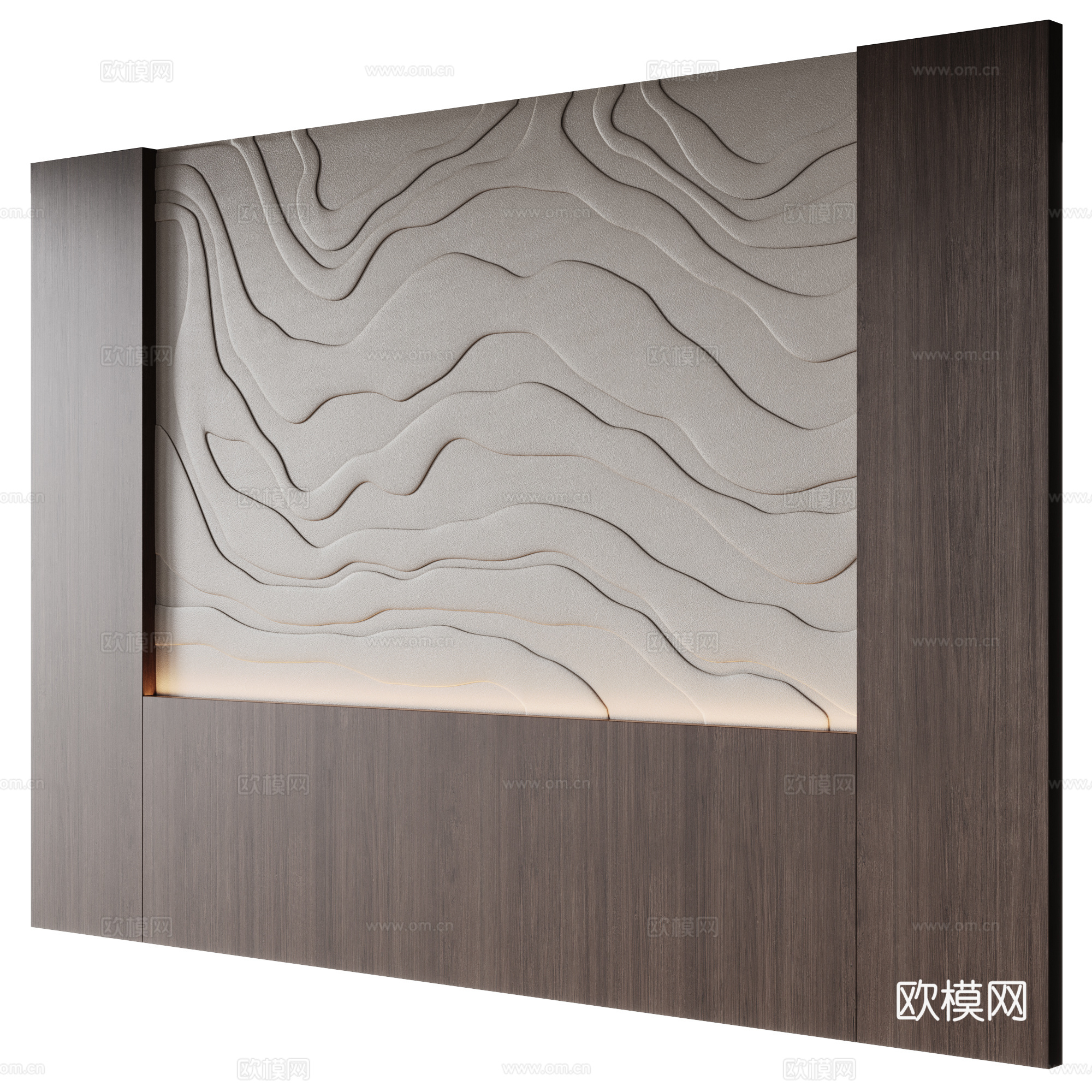 皮雕造型背景墙 装饰背景墙 造型墙su模型