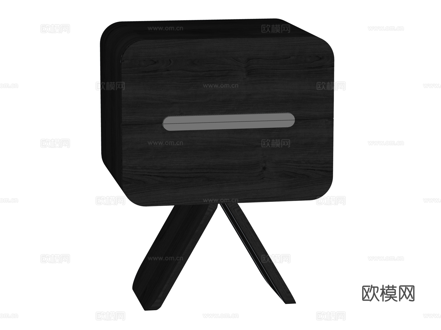 现代床头柜装饰柜角几边几su模型