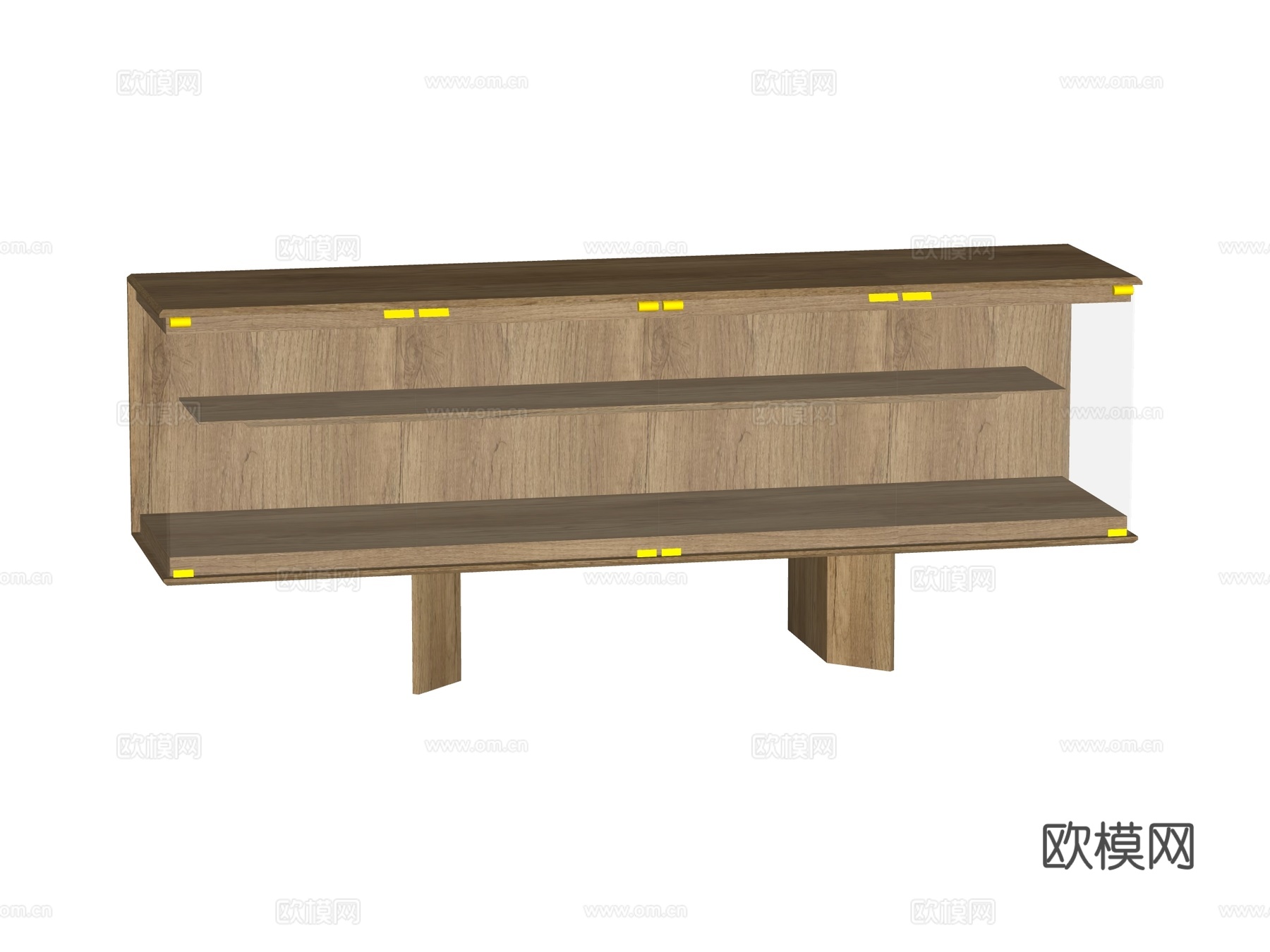 现代电视柜装饰柜su模型