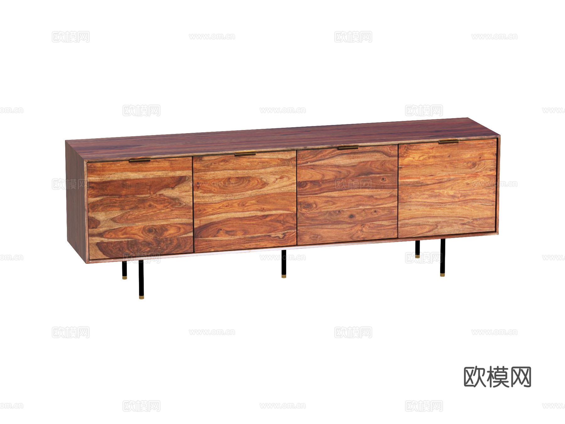 现代电视柜装饰柜su模型