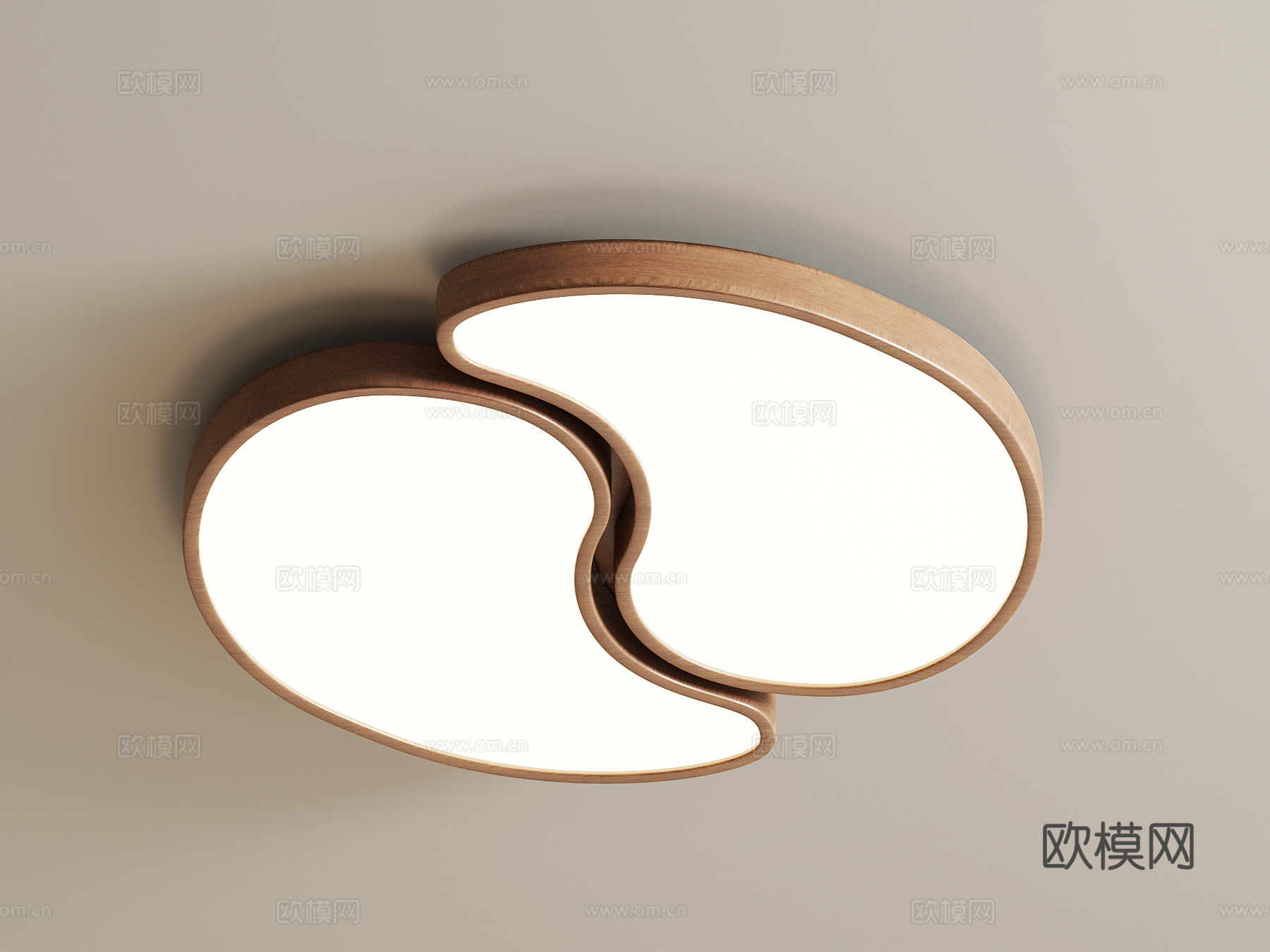 现代吸顶灯su模型