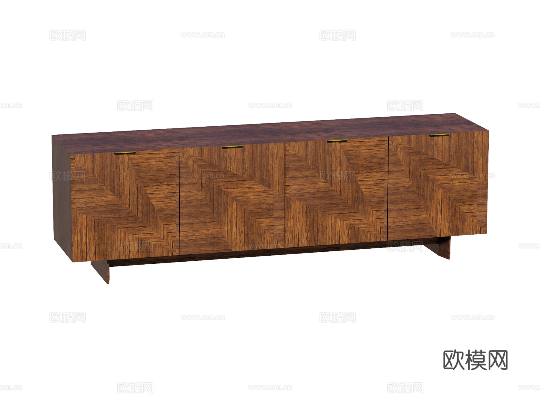 中古电视柜装饰柜su模型