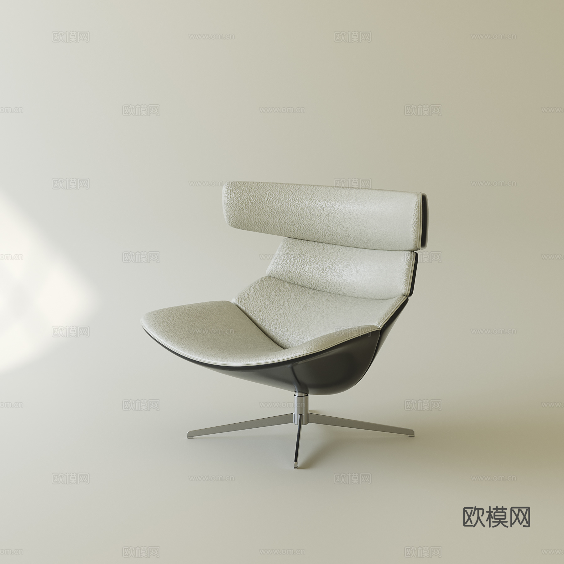 意式轻奢休闲椅su模型