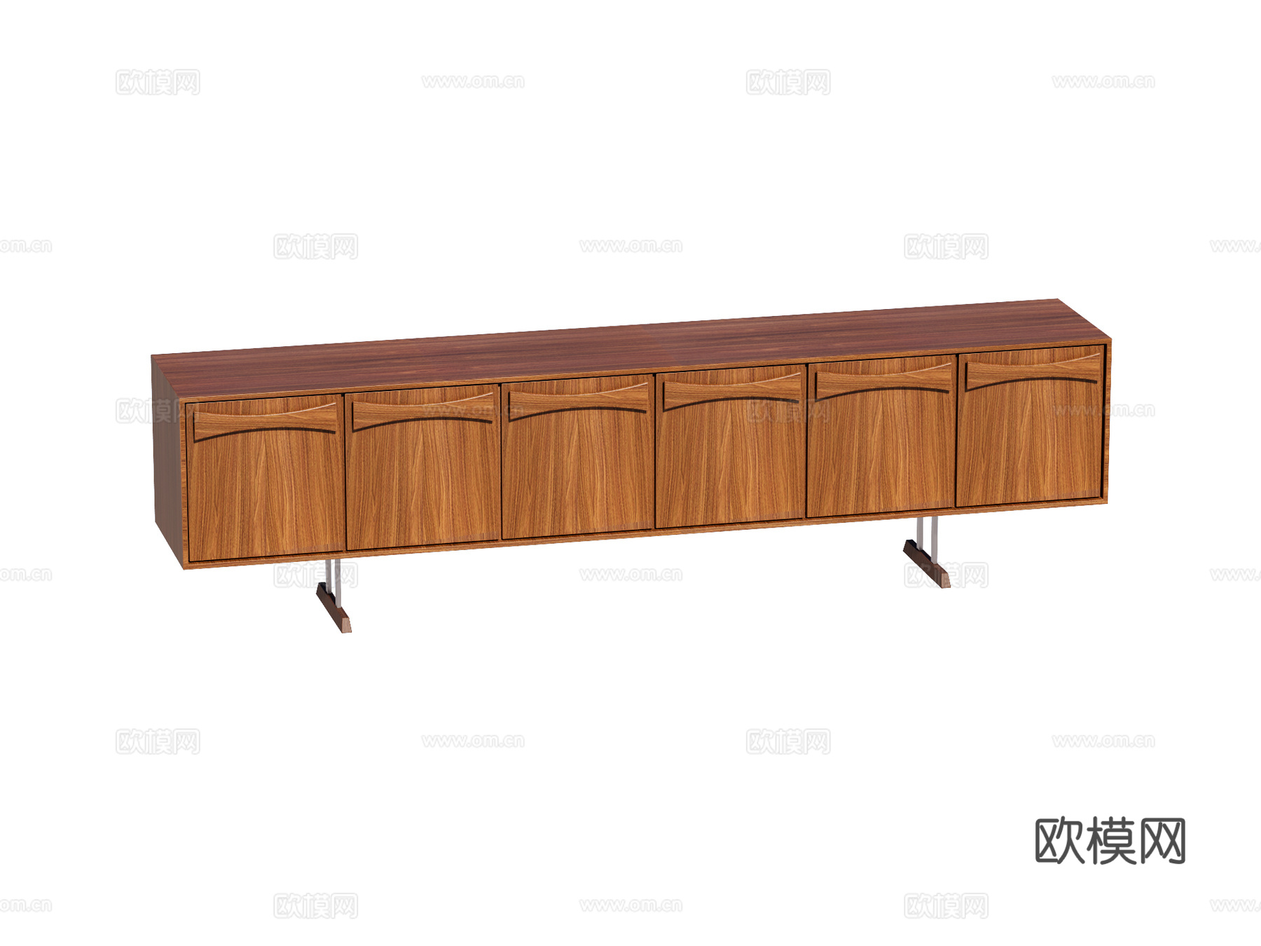 中古电视柜装饰柜su模型