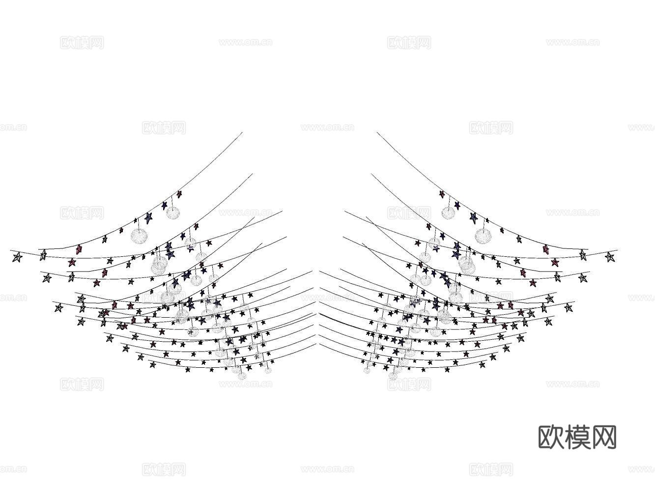 LED灯带线性灯su模型