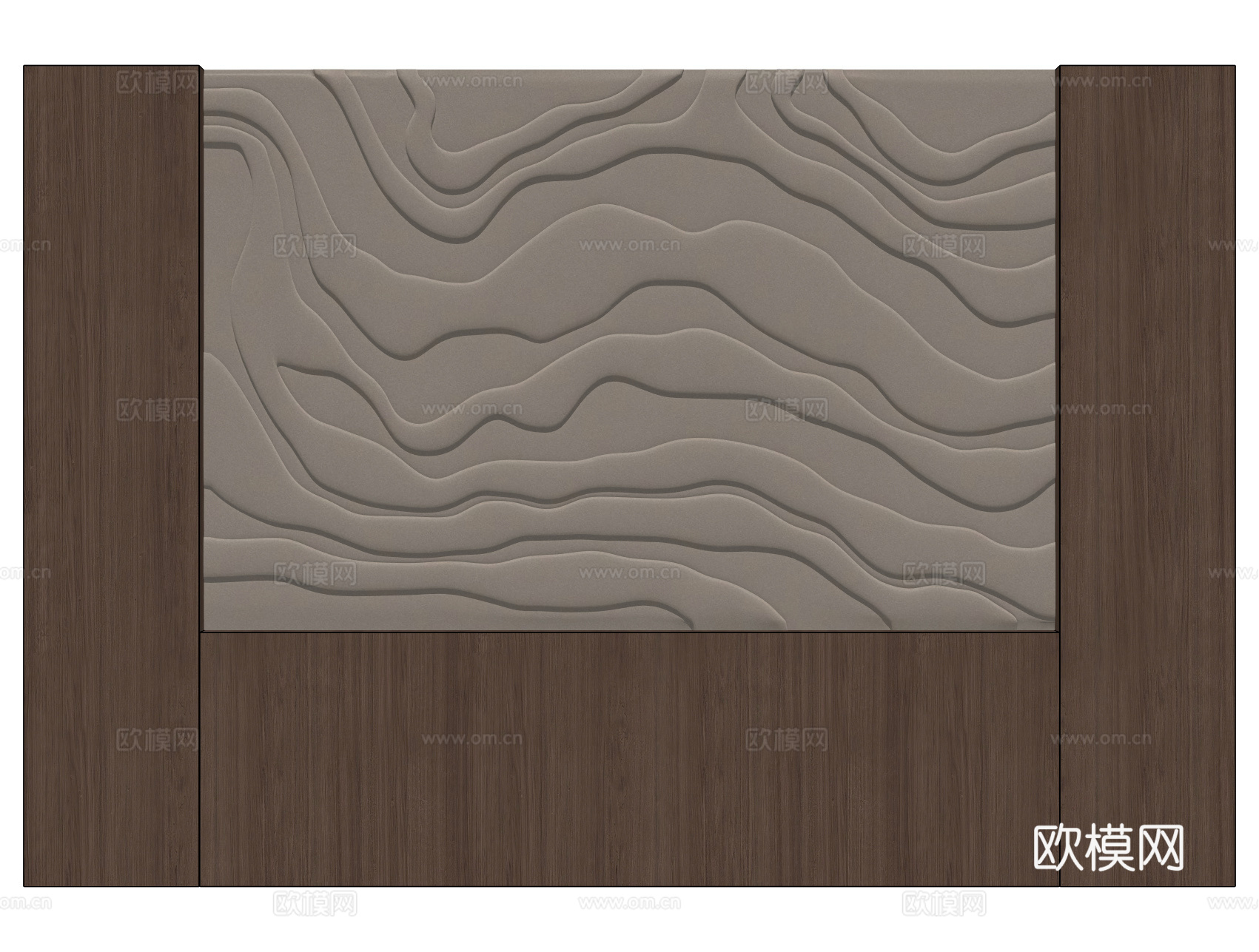 皮雕造型背景墙 装饰背景墙 造型墙su模型