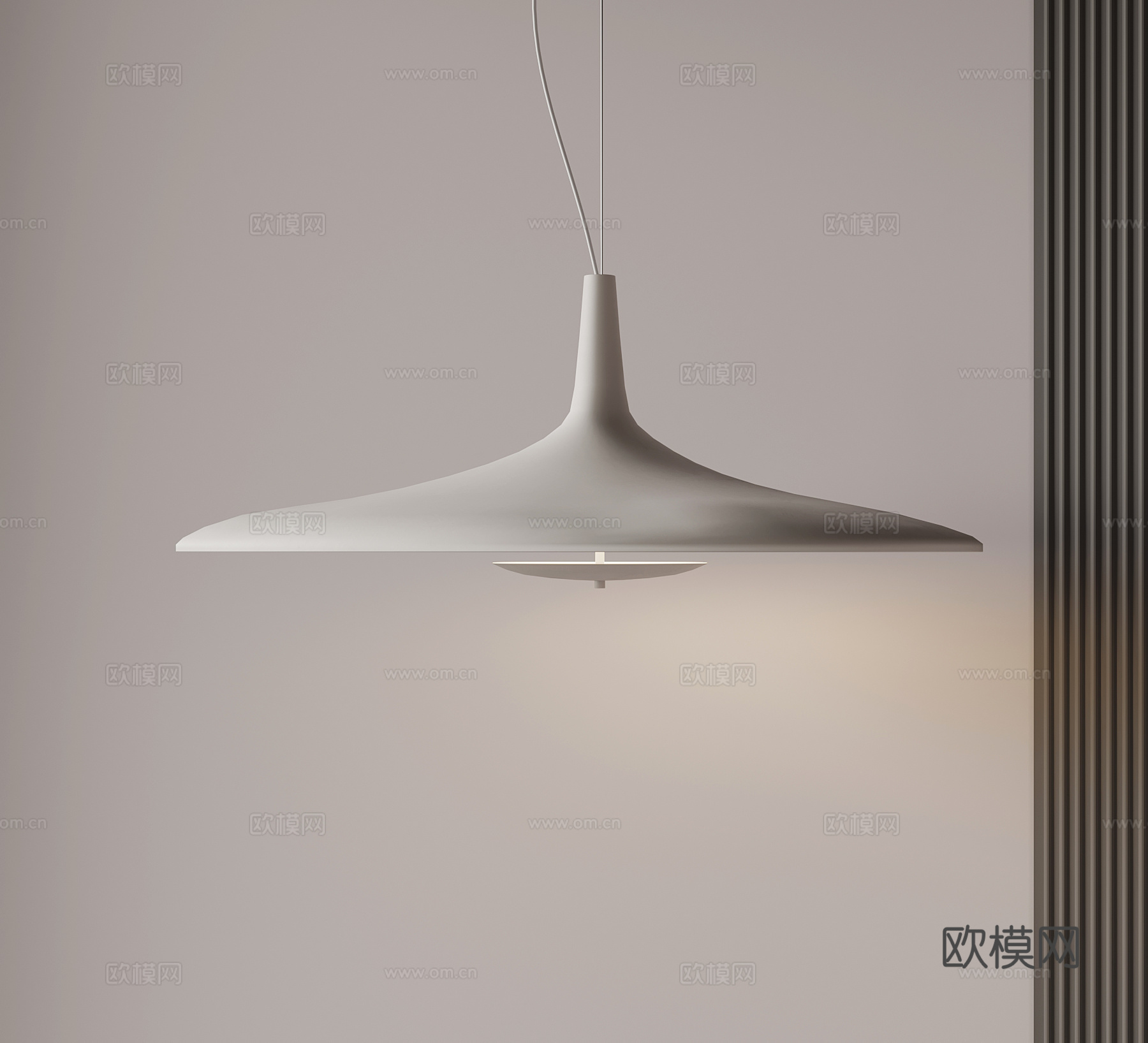 现代吊灯su模型