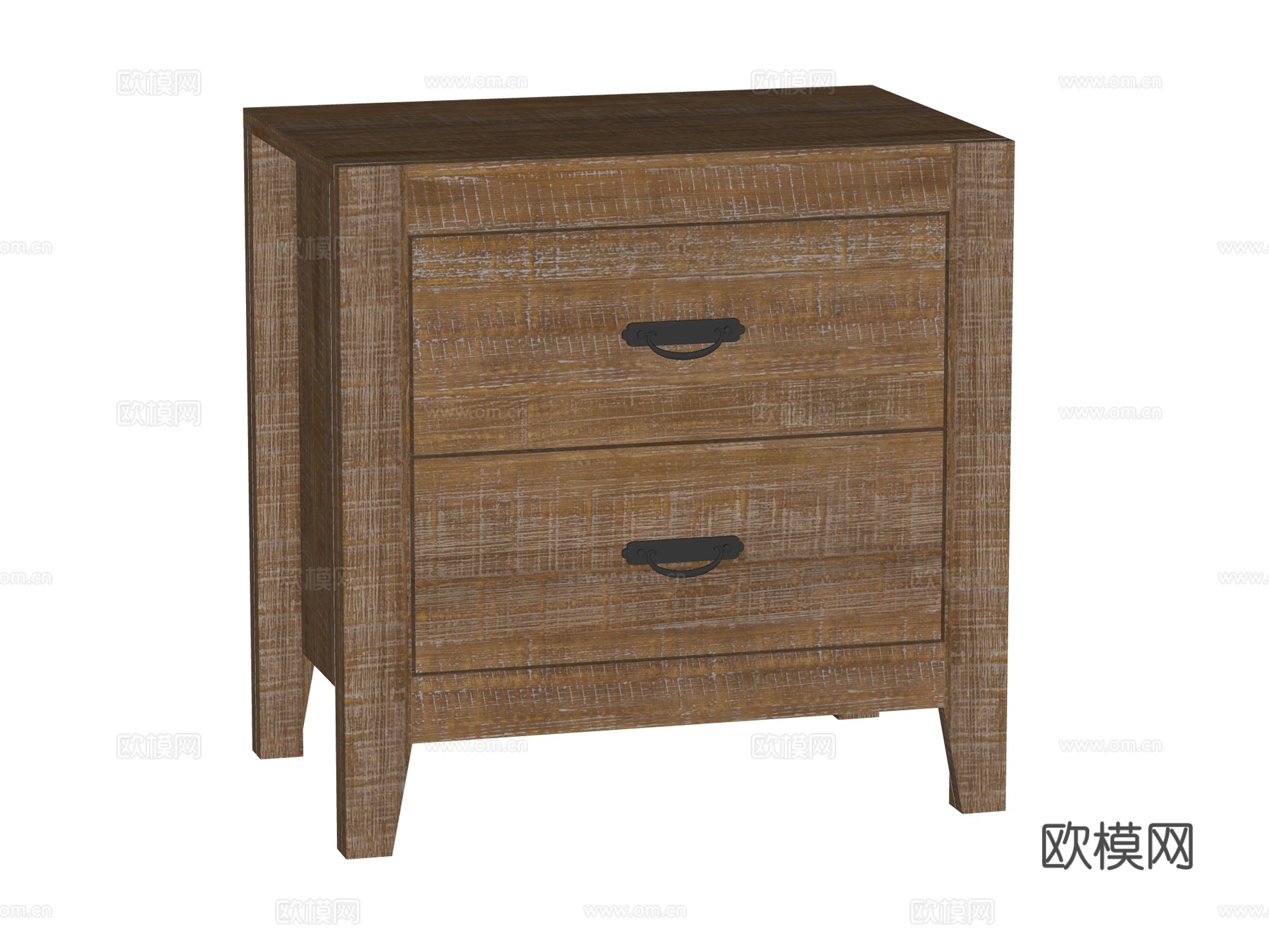 中古床头柜装饰柜角几边几su模型