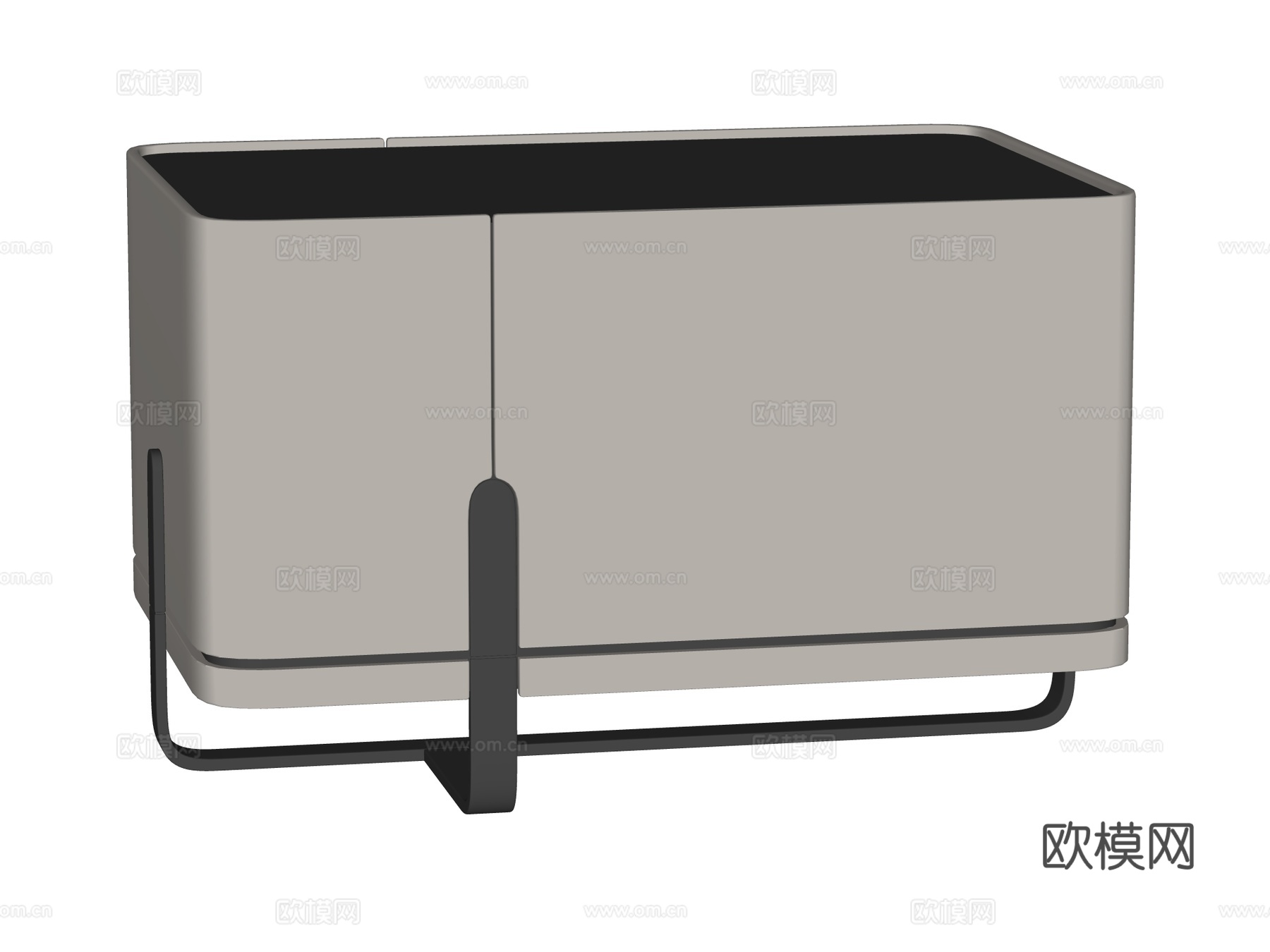 现代床头柜装饰柜角几边几su模型