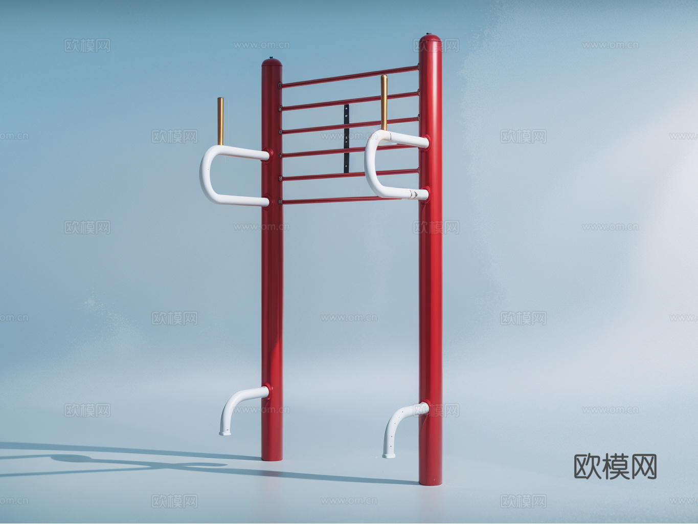 健身器材su模型