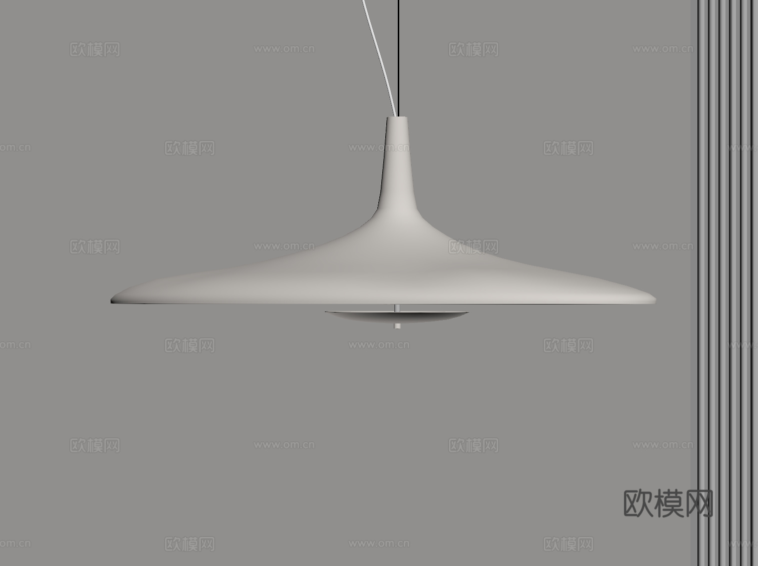 现代吊灯su模型