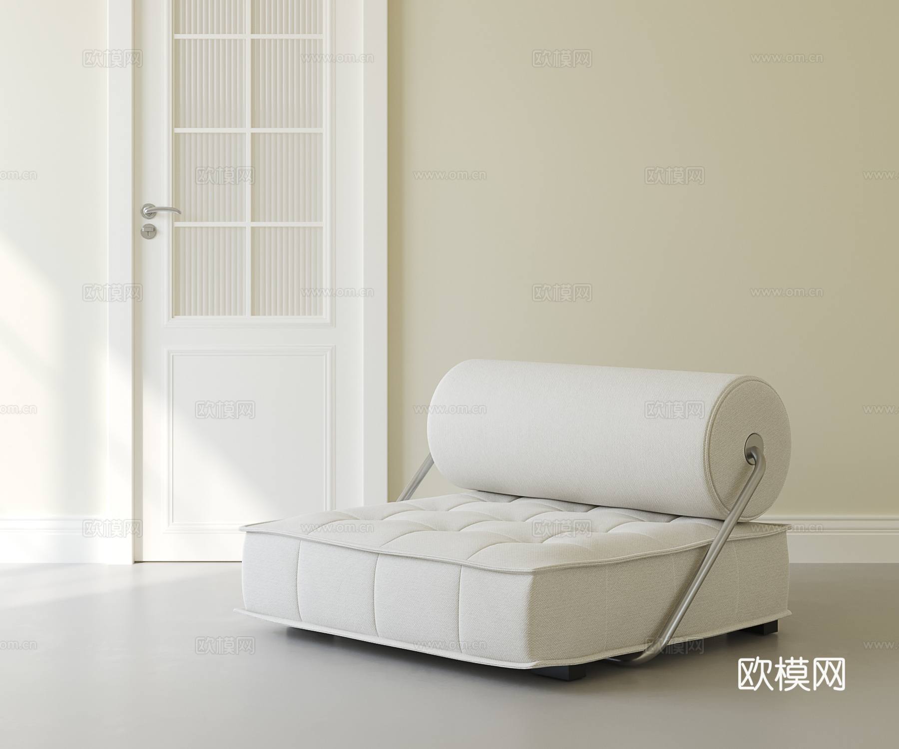 现代简约休闲沙发su模型