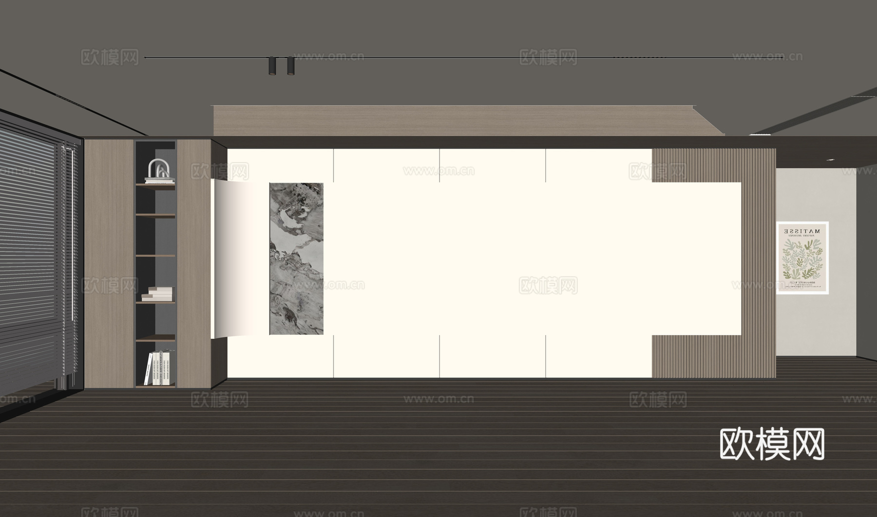 现代客厅 奶油客厅 沙发背景墙 客厅背景 奶油风背景墙su模型