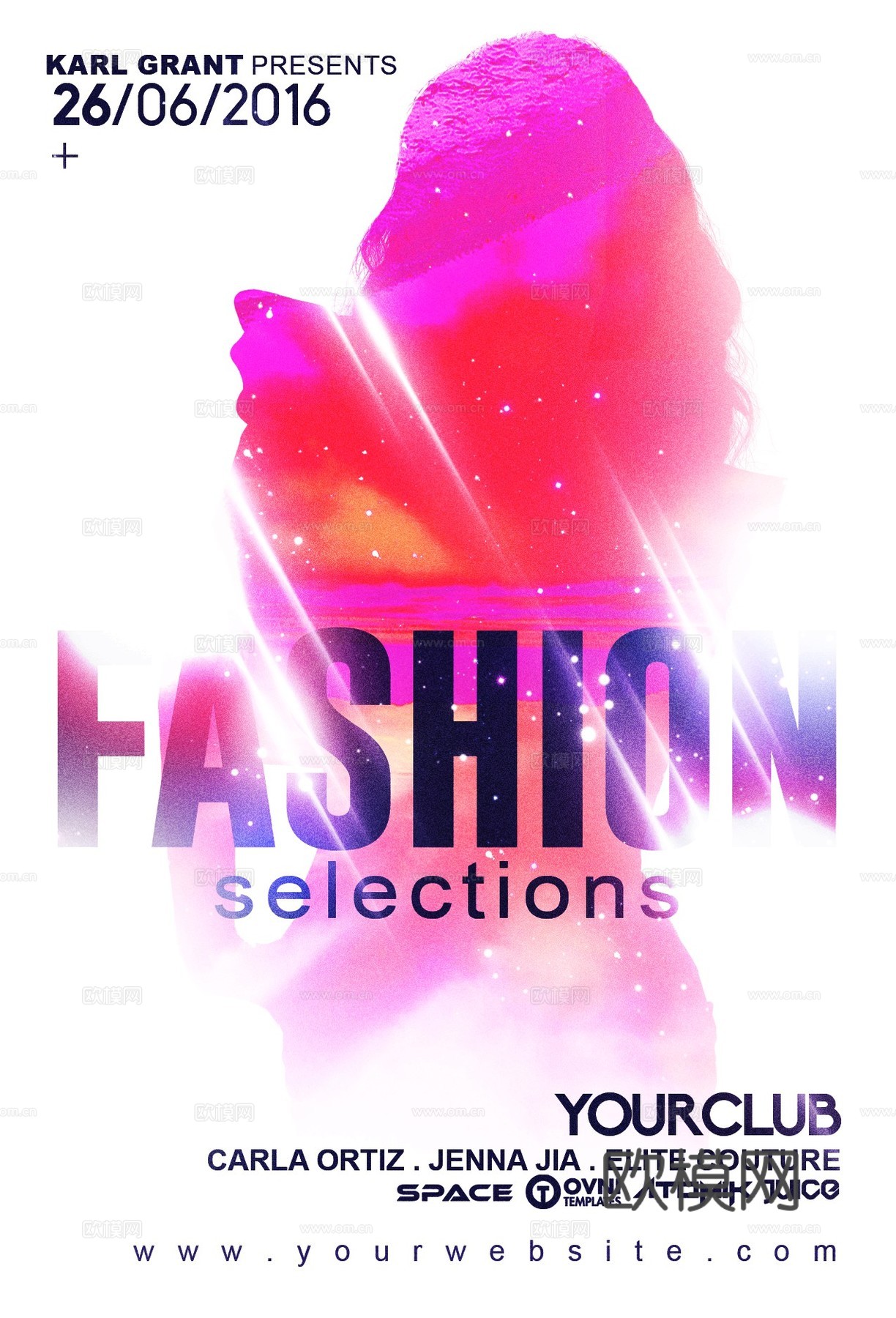 炫酷酒吧海报76