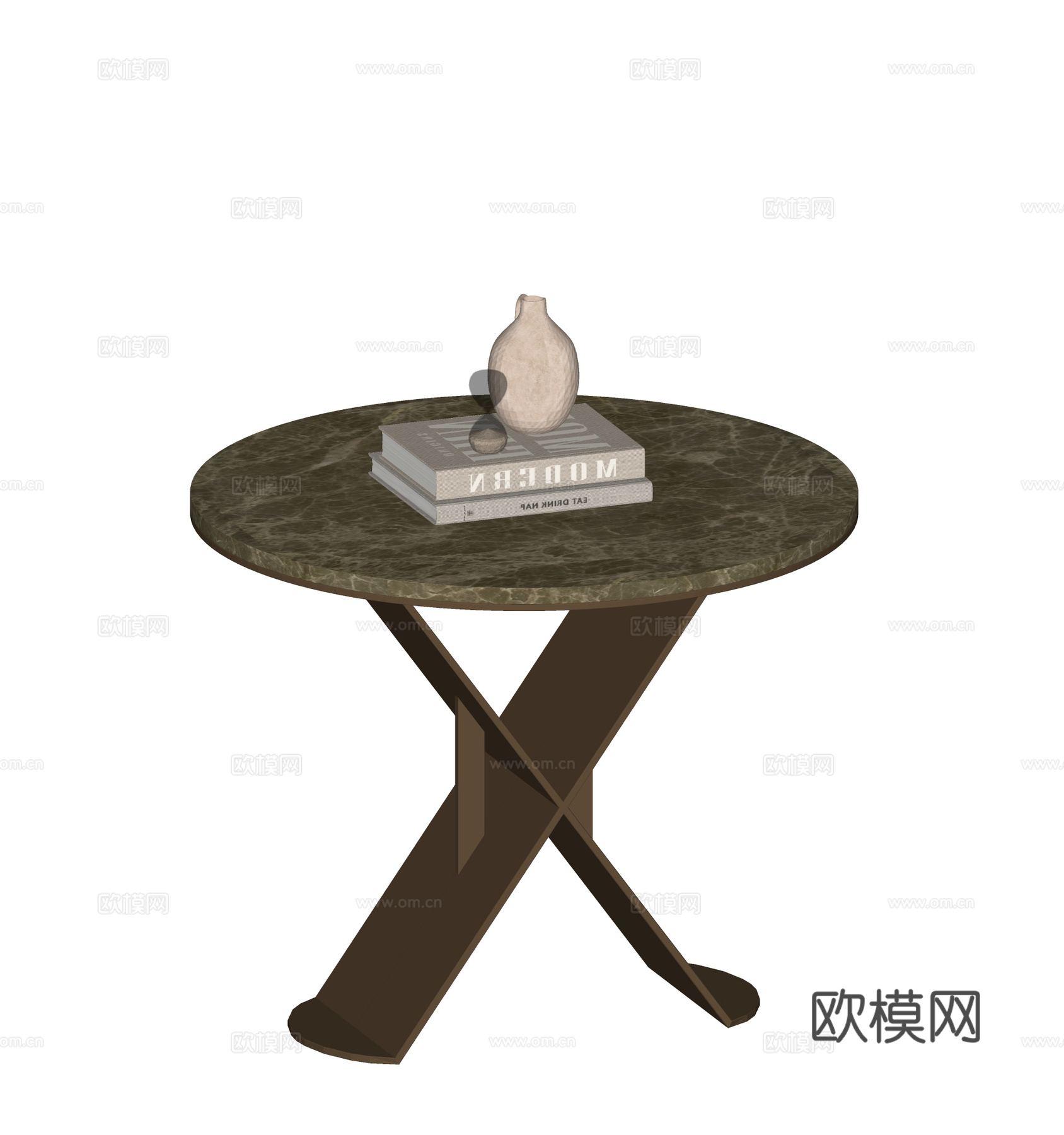 现代金属边几 圆几 角几 茶几 几类su模型