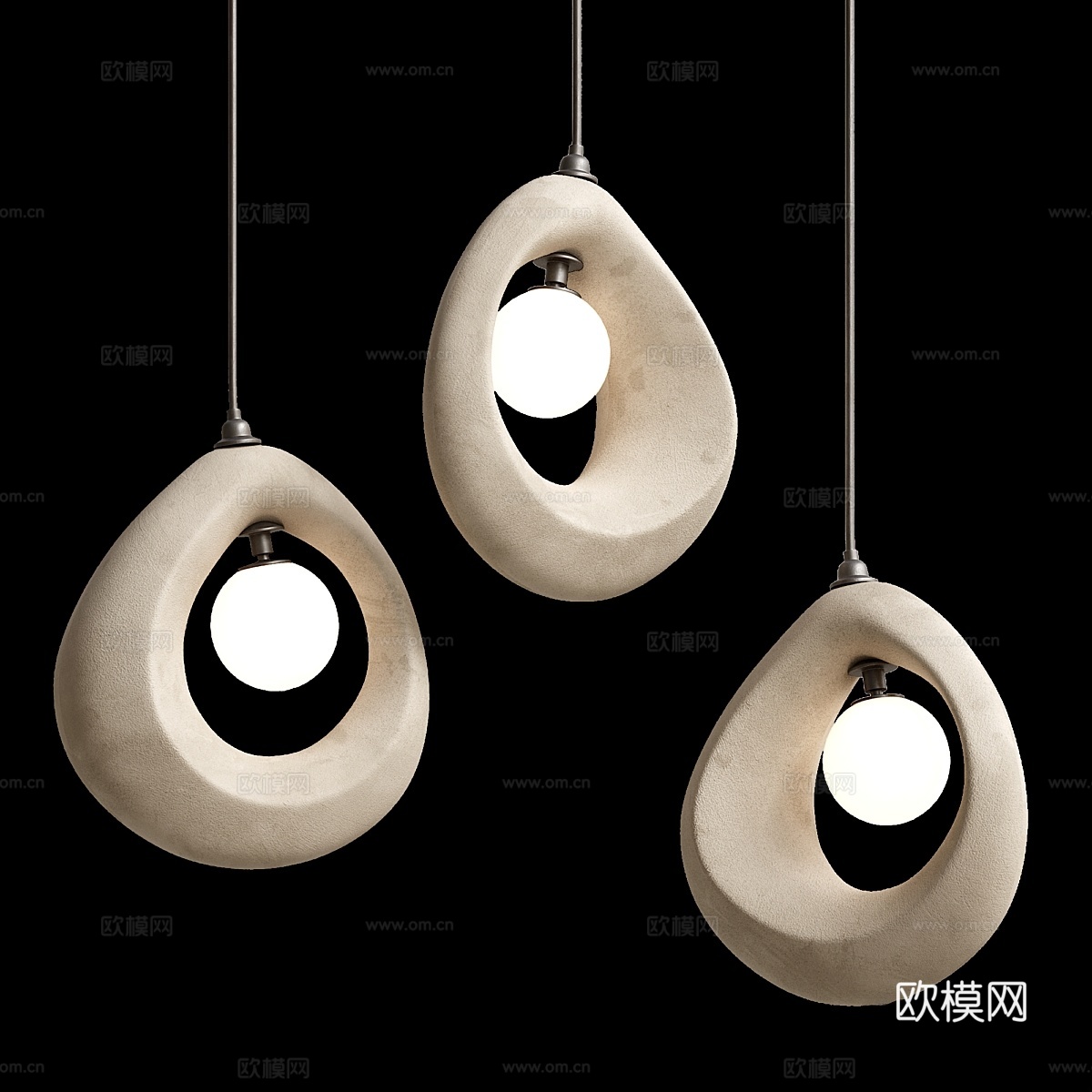 Tricia吊灯3d模型下载