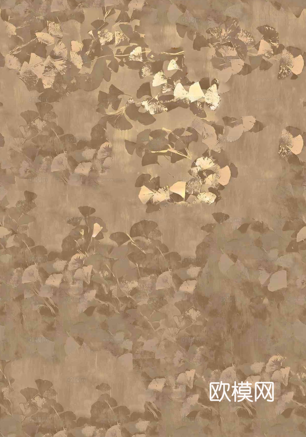 银杏拓印金属板