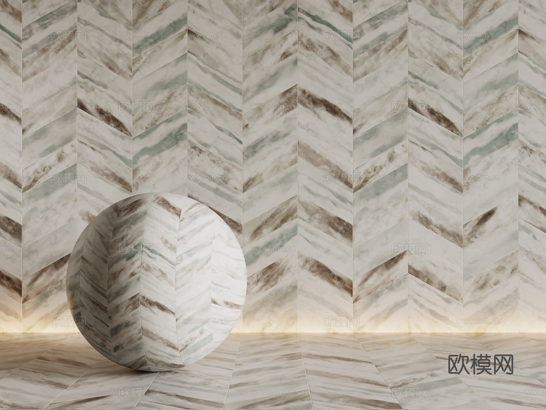 现代人字瓷砖 厨房瓷砖 洗手间瓷砖 地砖 马赛克su模型