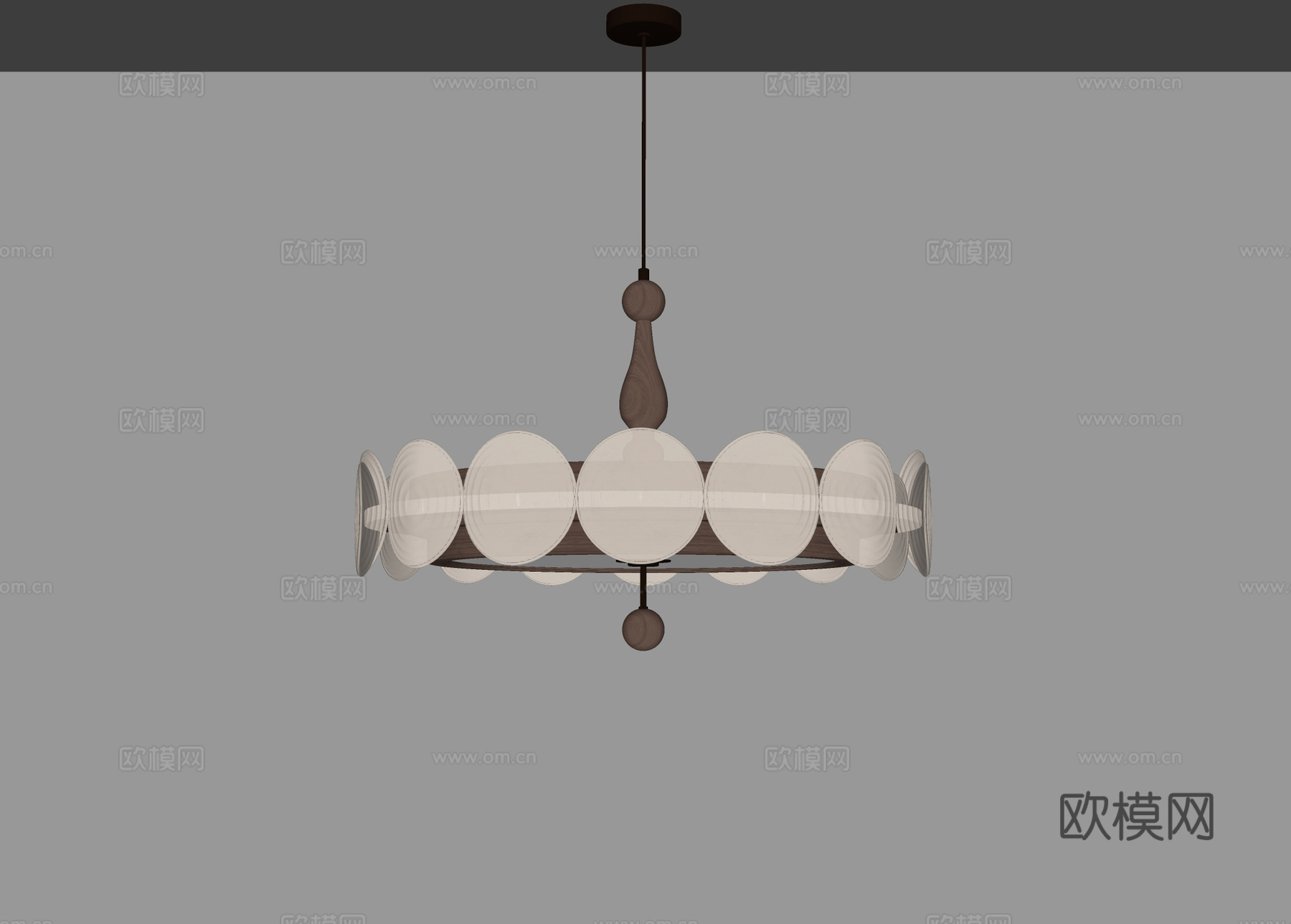 法式吊灯 餐厅吊灯su模型