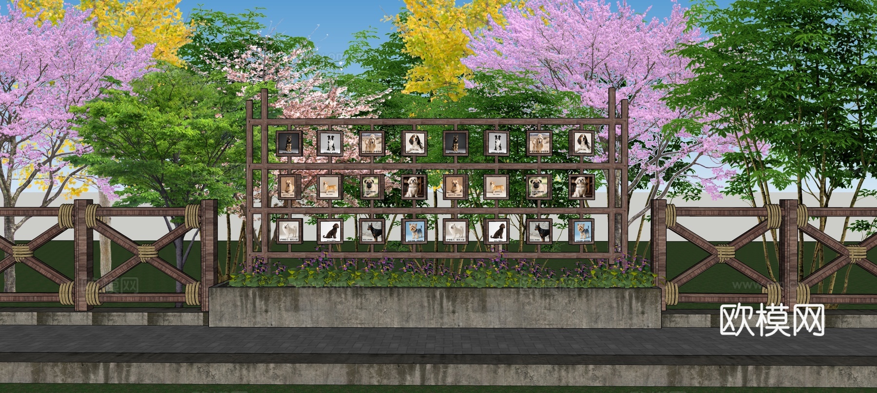 科普展示小品su模型