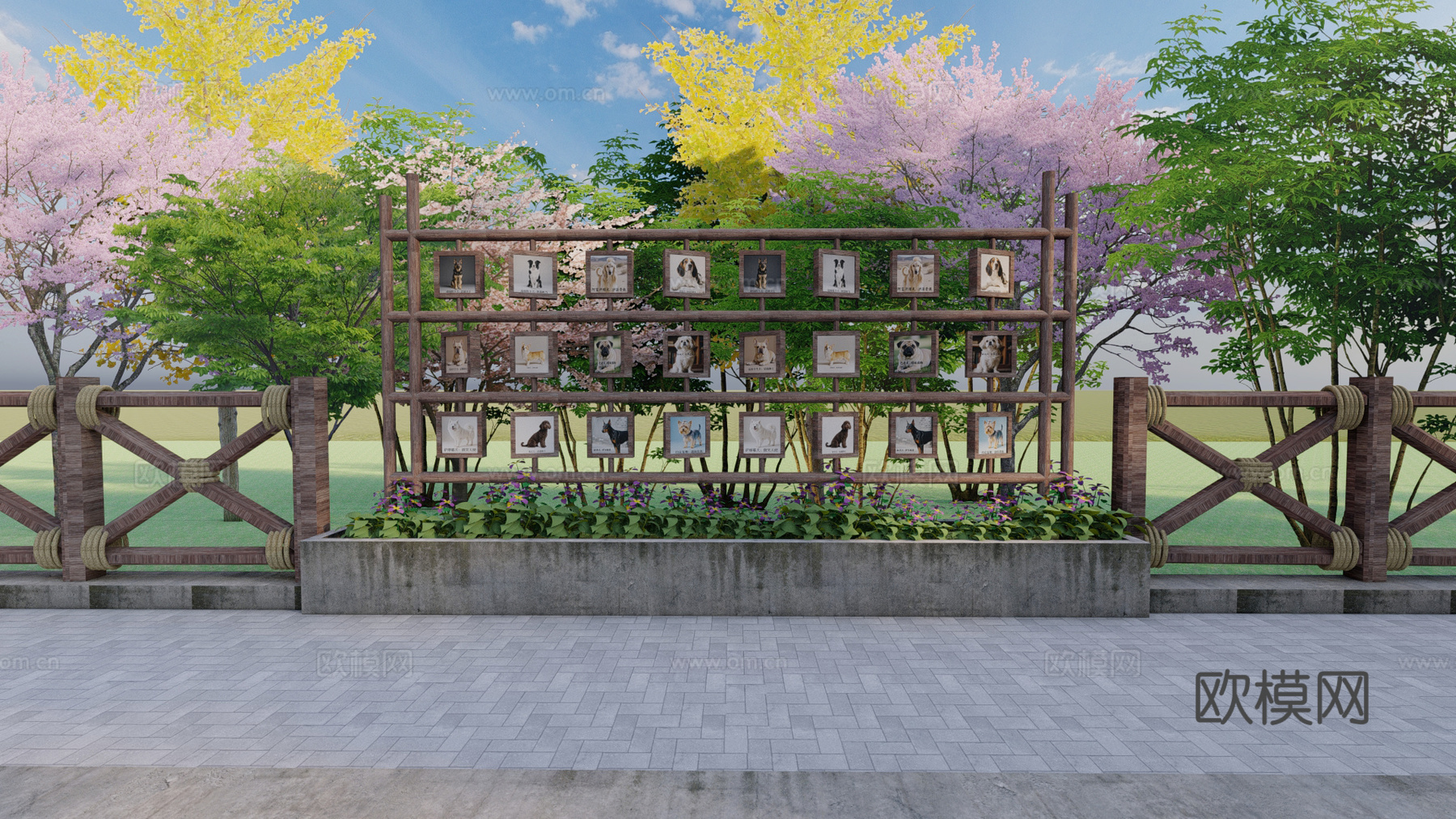 科普展示小品su模型