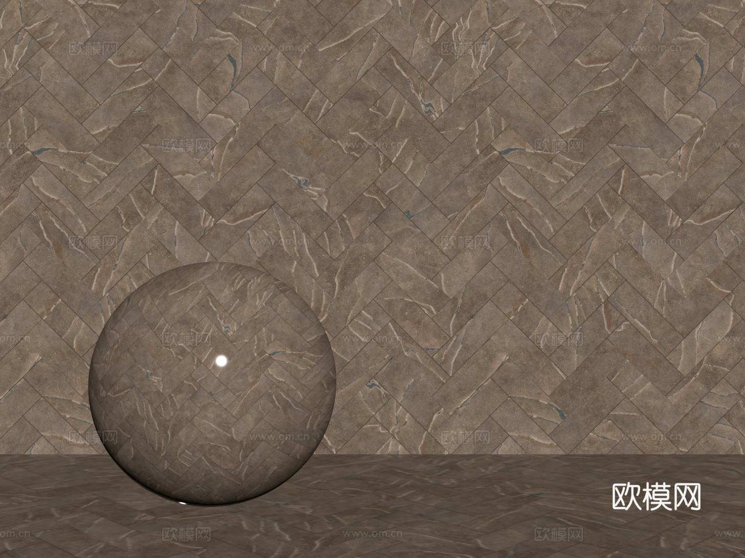 现代人字瓷砖 厨房瓷砖 洗手间瓷砖 地砖 马赛克su模型