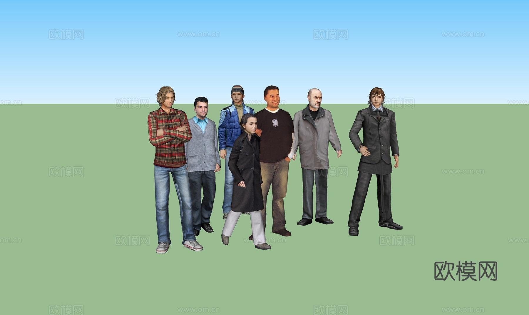 人物集合su模型